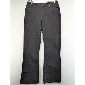 Lee Classic Fit Straight Leg Jeans Dark‎ Wash Women's Size 14 Short